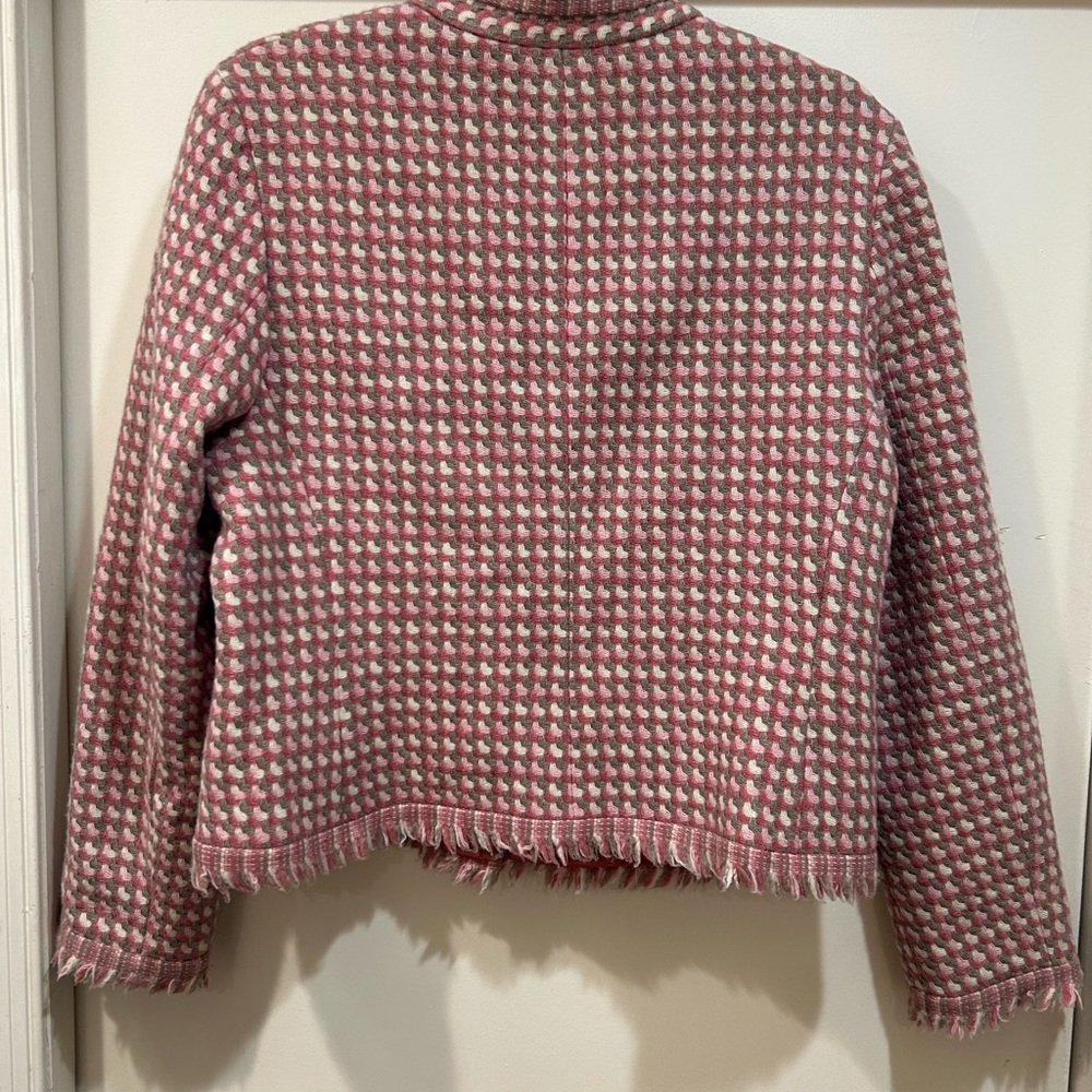 Pendleton Pink Tweed Wool Jacket - image 2